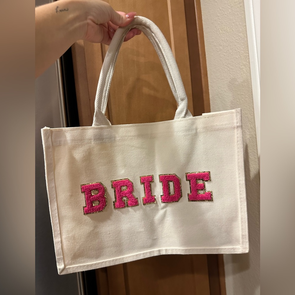 Canvas BRIDE tote bag